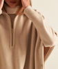Picture of MARGAUX LONG BEIGE RESPONSIBLE WOOL CAPE